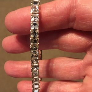Swarovski Clear Rhinestone Stretch Band Bracelet